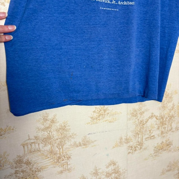 Vintage 80s Smithsonian Institution The Castle blue Washington D.C. museum tee - Picture 3 of 8